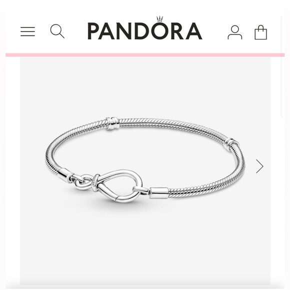 Pandora Charm Bracelet, Worn once! - Picture 3 of 4